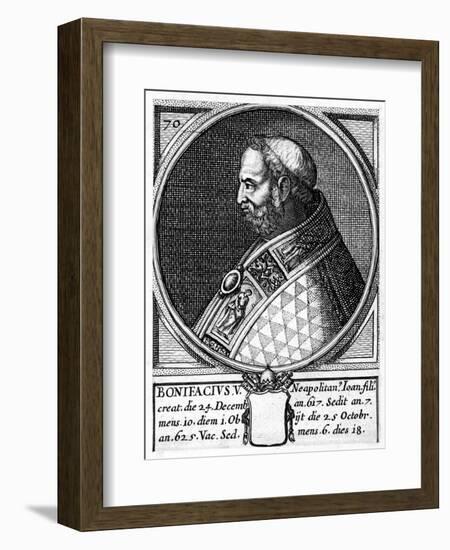 Boniface V, Pope of the Catholic Church-null-Framed Giclee Print