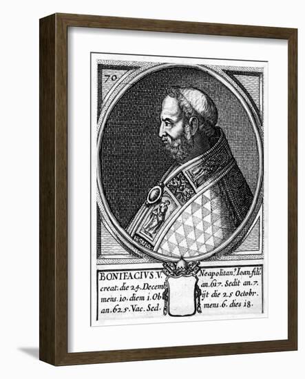 Boniface V, Pope of the Catholic Church-null-Framed Giclee Print