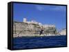 Bonifacio, Corsica, France, Mediterranean, Europe-Fraser Hall-Framed Stretched Canvas