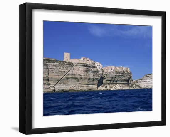 Bonifacio, Corsica, France, Mediterranean, Europe-Fraser Hall-Framed Photographic Print