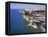 Bonifacio, Corsica, France, Mediterranean-Gavin Hellier-Framed Stretched Canvas