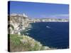 Bonifacio, Corsica, France, Mediterranean-John Miller-Stretched Canvas