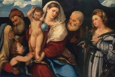 Madonna and Child with Saints, c.1520-50-Bonifacio Veronese-Giclee Print