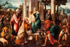 Rest on the Flight Into Egypt-Bonifacio Veronese-Framed Giclee Print