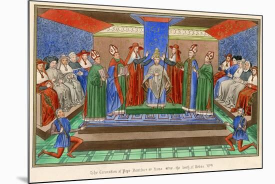 Bonifacius Ix Crowned-null-Mounted Premium Giclee Print