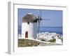 Bonis Windmill at the Folklore Museum in Mykonos Town, Island of Mykonos, Cyclades, Greek Islands, -Richard Cummins-Framed Photographic Print