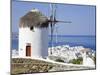 Bonis Windmill at the Folklore Museum in Mykonos Town, Island of Mykonos, Cyclades, Greek Islands, -Richard Cummins-Mounted Photographic Print