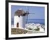 Bonis Windmill at the Folklore Museum in Mykonos Town, Island of Mykonos, Cyclades, Greek Islands, -Richard Cummins-Framed Photographic Print