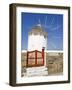 Bonis Windmill at the Folklore Museum in Mykonos Town, Island of Mykonos, Cyclades, Greek Islands, -Richard Cummins-Framed Photographic Print