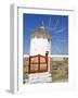 Bonis Windmill at the Folklore Museum in Mykonos Town, Island of Mykonos, Cyclades, Greek Islands, -Richard Cummins-Framed Photographic Print