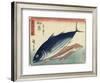 Bonito and Gurnard, 1830-1844-Utagawa Hiroshige-Framed Giclee Print