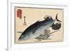 Bonito and Top Shells, Early 19th Century-Utagawa Hiroshige-Framed Giclee Print