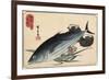 Bonito and Top Shells, Early 19th Century-Utagawa Hiroshige-Framed Giclee Print