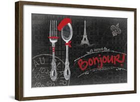 Bonjour 1-null-Framed Giclee Print