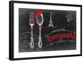 Bonjour 1-null-Framed Giclee Print