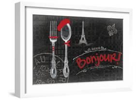 Bonjour 1-null-Framed Giclee Print