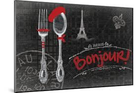 Bonjour 1-null-Mounted Giclee Print