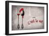 Bonjour 3-null-Framed Giclee Print