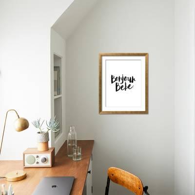 Bonjour Bebe Stretched Canvas Print Brett Wilson Allposters Com