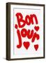 Bonjour Hearts-Athene Fritsch-Framed Giclee Print