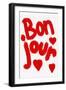 Bonjour Hearts-Athene Fritsch-Framed Giclee Print