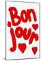 Bonjour Hearts-Athene Fritsch-Mounted Giclee Print