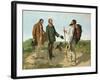 Bonjour, Monsieur Courbet-Gustave Courbet-Framed Giclee Print