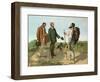 Bonjour, Monsieur Courbet-Gustave Courbet-Framed Giclee Print