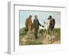 Bonjour, Monsieur Courbet-Gustave Courbet-Framed Giclee Print