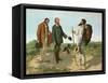 Bonjour, Monsieur Courbet-Gustave Courbet-Framed Stretched Canvas