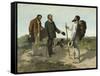 Bonjour, Monsieur Courbet-Gustave Courbet-Framed Stretched Canvas