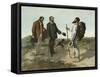 Bonjour, Monsieur Courbet-Gustave Courbet-Framed Stretched Canvas