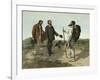 Bonjour, Monsieur Courbet-Gustave Courbet-Framed Giclee Print