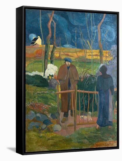 Bonjour, Monsieur Gauguin, 1889-Paul Gauguin-Framed Stretched Canvas