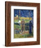 Bonjour, Monsieur Gauguin, 1889-Paul Gauguin-Framed Giclee Print