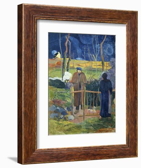 Bonjour, Monsieur Gauguin, 1889-Paul Gauguin-Framed Giclee Print