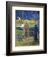 Bonjour, Monsieur Gauguin, 1889-Paul Gauguin-Framed Giclee Print