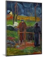 Bonjour, Monsieur Gauguin, Self-Portrait, Hommage a Courbet-Paul Gauguin-Mounted Giclee Print