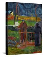 Bonjour, Monsieur Gauguin, Self-Portrait, Hommage a Courbet-Paul Gauguin-Stretched Canvas