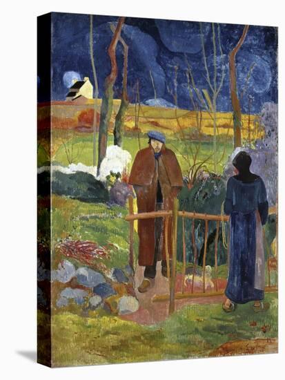 Bonjour Monsieur Gauguin-Paul Gauguin-Stretched Canvas