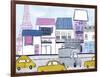 Bonjour Paris I-Melissa Wang-Framed Art Print