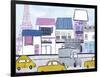 Bonjour Paris I-Melissa Wang-Framed Art Print