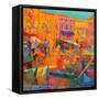 Bonjour Saint-Tropez, 2022 (Oil on Canvas)-Peter Graham-Framed Stretched Canvas