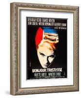 Bonjour Tristesse, French poster art, Jean Seberg, 1958-null-Framed Art Print