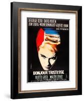 Bonjour Tristesse, French poster art, Jean Seberg, 1958-null-Framed Art Print