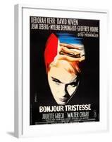 Bonjour Tristesse, French poster art, Jean Seberg, 1958-null-Framed Art Print