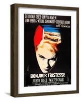 Bonjour Tristesse, French poster art, Jean Seberg, 1958-null-Framed Art Print