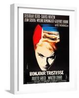 Bonjour Tristesse, French poster art, Jean Seberg, 1958-null-Framed Art Print