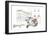 Bonjour-Lichia Liu-Framed Art Print