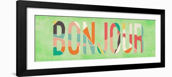 Bonjour-null-Framed Art Print